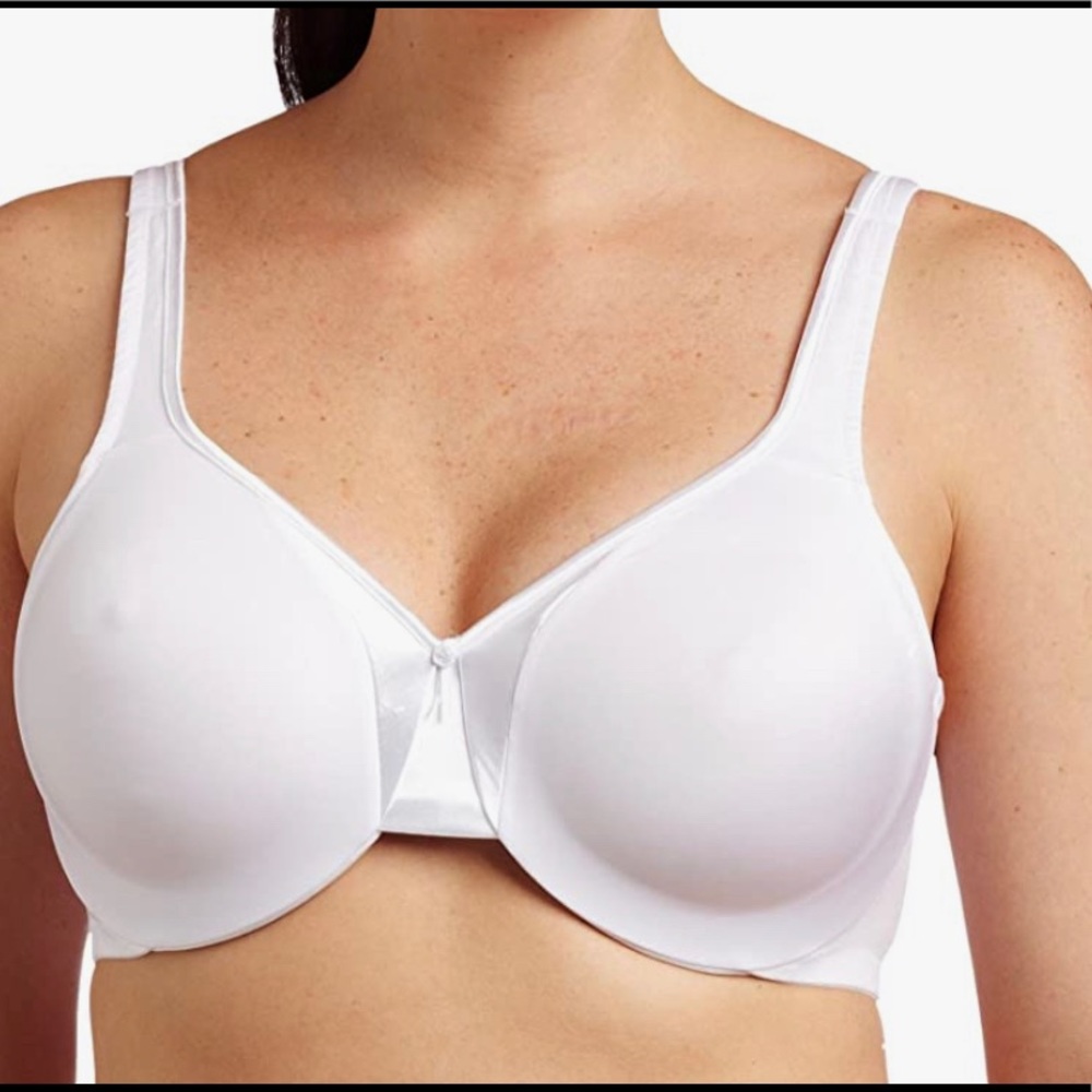 Olga Women's Signature Support Satin Bra 42D White